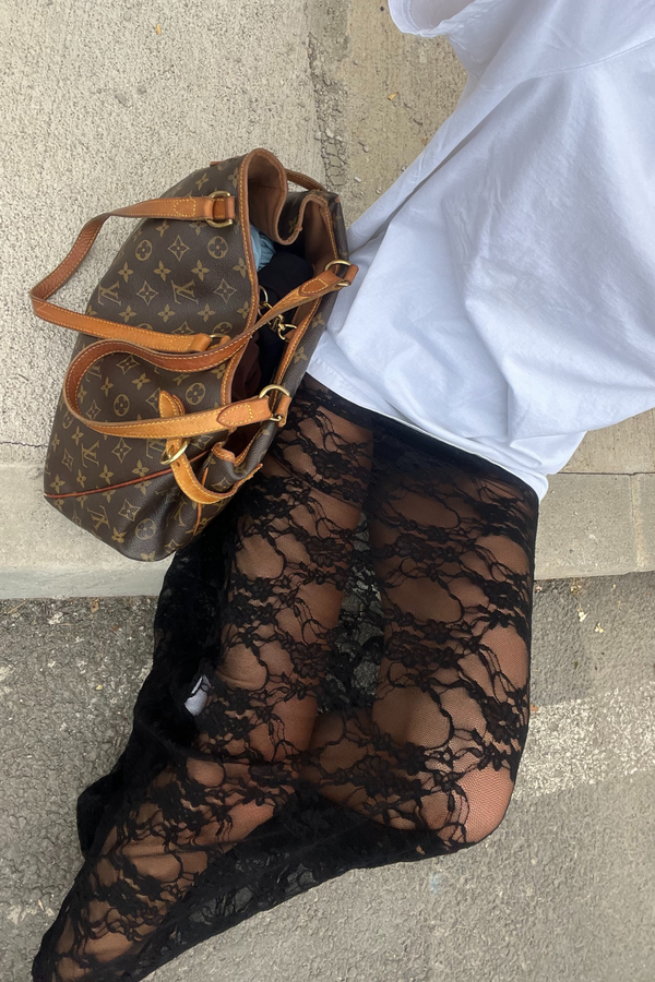 Florence Lace Skirt in Black · effortless scandi skirt for women from ITS MAY