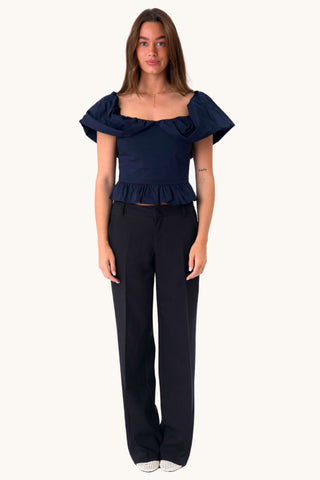 Serena Top - Navy