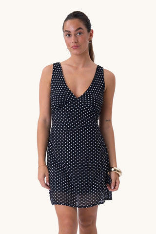 Chiara Dress - Black/White