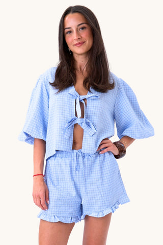 Ambra Top - Light Blue