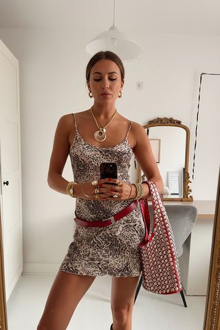 Ivy Dress in Leopard · effortless scandi dress for women from ITS MAY