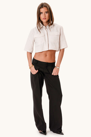 Noemi Short Shirt - White